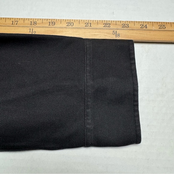 UNIQLO Jersey Relaxed Short Button Up Jacket In Black Size: Large - Picture 10 of 12